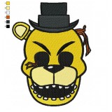 Five Nights Golden Freddy Embroidery Design